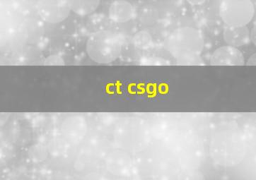 ct csgo